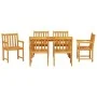 Juego de Comedor de Jardín de 7 Piezas de Madera Sólida de Acacia von , Gartentische - Ref: Foro24-3375638, Preis: 675,83 €, ...