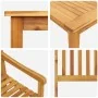 Juego de Comedor de Jardín de 7 Piezas de Madera Sólida de Acacia von , Gartentische - Ref: Foro24-3375638, Preis: 675,83 €, ...