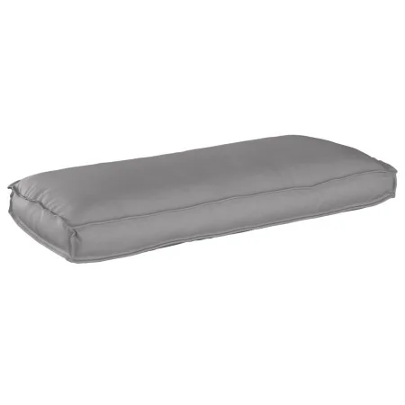 Cojín de Exterior Gris Poliéster 120 x 12 x 50 cm Rectangular by , Cushions for chairs and sofas - Ref: Foro24-42001549, Pric...
