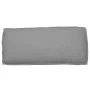 Cojín de Exterior Gris Poliéster 120 x 12 x 50 cm Rectangular by , Cushions for chairs and sofas - Ref: Foro24-42001549, Pric...