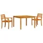 Conjunto de Comedor de Jardín de 3 Piezas de Madera Sólida de Acacia by , Garden tables - Ref: Foro24-3375671, Price: 251,27 ...