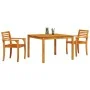 Conjunto de Comedor de Jardín de 3 Piezas de Madera Sólida de Acacia by , Garden tables - Ref: Foro24-3375671, Price: 251,27 ...