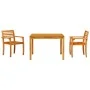 Conjunto de Comedor de Jardín de 3 Piezas de Madera Sólida de Acacia by , Garden tables - Ref: Foro24-3375671, Price: 251,27 ...