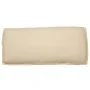 Cojín de Exterior Beige Poliéster 50 x 120 x 12 cm by , Cushions for chairs and sofas - Ref: Foro24-42001551, Price: 43,18 €,...