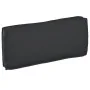 Cojín Exterior Negro Poliéster 120 x 12 x 50 cm Cojín de , Cojines para sillas y sofás - Ref: Foro24-42001552, Precio: 43,14 ...