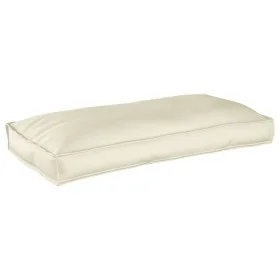 Cojín de Palets para Asiento/Respaldo Crema 120x60x12 cm Tela Oxford de , Cojines para sillas y sofás - Ref: Foro24-42001560,...