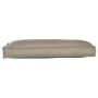 Cojín de Paleta para Asiento/Respaldo Taupe 120x60x12 cm Tejido Oxford de , Cojines para sillas y sofás - Ref: Foro24-4200156...