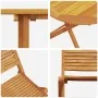 Juego de Bistro Plegable de 3 Piezas en Madera Maciza de Acacia de , Mesas de jardín - Ref: Foro24-3375694, Precio: 180,68 €,...