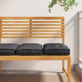 Cojines de Pallet para Asiento 2 pcs Negro