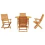 Conjunto de comedor de jardín de 5 piezas de madera maciza de acacia von , Gartentische - Ref: Foro24-3375709, Preis: 418,18 ...