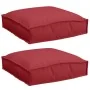 Cojines de Palets para Asiento 2 pcs Vino Rojo 40x40x8 cm Tela Oxford | Foro24.es | Tu tienda online para hogar, jardín y más Foro24.es