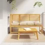 Cojines Pallet para asiento 4 pcs Beige 40x40x8 cm Tejido Oxford | Foro24.es | Tu tienda online para hogar, jardín y más Foro24.es
