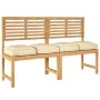 Cojines Pallet para asiento 4 pcs Beige 40x40x8 cm Tejido Oxford | Foro24.es | Tu tienda online para hogar, jardín y más Foro24.es