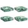 Cojines de Palets para Asiento 4 pcs Patrón de Hoja 40x40x8 cm Tela Oxford | Foro24.es | Tu tienda online para hogar, jardín y más Foro24.es
