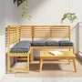 Cojines de palet para asiento 6 pcs Antracita 40x40x8 cm Tela Oxford von , Kissen für Stühle und Sofas - Ref: Foro24-42001598...