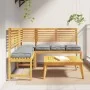 Cojines para palets de para asiento 6 pcs Gris 40x40x8 cm Tela Oxford | Foro24.es | Tu tienda online para hogar, jardín y más Foro24.es