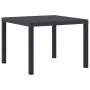 Conjunto de Comedor de Jardín de 5 Piezas con Cojines de Polirratán Antracita de , Mesas de jardín - Ref: Foro24-3378534, Pre...