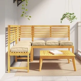 Comprar Cojín exterior Juego de 6 Beige Poliéster