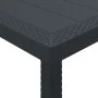 Conjunto de Comedor de Jardín de 5 Piezas con Cojines de Polirratán Antracita de , Mesas de jardín - Ref: Foro24-3378534, Pre...