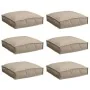 Cojines de Pallet para Asientos 6 pcs Taupe 40x40x8 cm Tela Oxford | Foro24.es | Tu tienda online para hogar, jardín y más Foro24.es