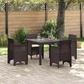 Juego de Comedor de Jardín de 5 Piezas con