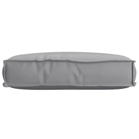 Cojín de Palets para Asiento Gris 60x40x8 cm