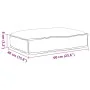 Cojín de Pallet para Asiento Crema 60x40x8 cm Tela Oxford von , Kissen für Stühle und Sofas - Ref: Foro24-42001610, Preis: 28...