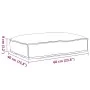 Cojín de Palets para Asiento Rojo Vino 60x40x8 cm Tela Oxford | Foro24.es | Tu tienda online para hogar, jardín y más Foro24.es