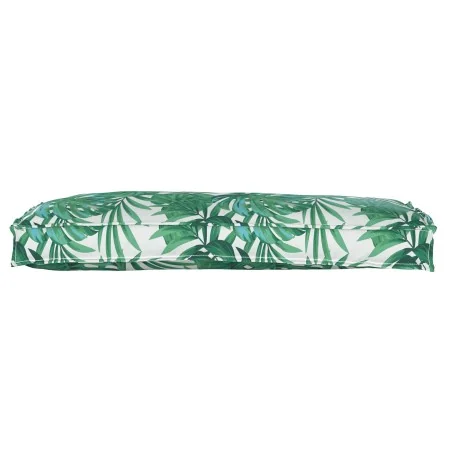 Cojín de Palets para Banco Patrón de Hojas 100x40x8 cm Tela Oxford de , Cojines para sillas y sofás - Ref: Foro24-42001626, P...