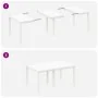 Conjunto de Comedor de Jardín de 7 Piezas con Cojines Blanco Poliratán | Foro24.es | Tu tienda online para hogar, jardín y más Foro24.es