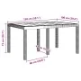 Conjunto de Comedor de Jardín de 7 Piezas con Cojines Blanco Poliratán | Foro24.es | Tu tienda online para hogar, jardín y más Foro24.es
