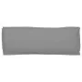 Cojín de Palet para Banco Gris 110x40x8 cm Tejido Oxford by , Cushions for chairs and sofas - Ref: Foro24-42001629, Price: 35...