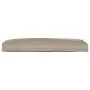 Cojín de Pallet para Banco Taupe 110x40x8 cm Tejido Oxford von , Kissen für Stühle und Sofas - Ref: Foro24-42001633, Preis: 3...