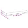 Cojín de Pallet para Banco Azul Real 110x40x8 cm Tejido Oxford de , Cojines para sillas y sofás - Ref: Foro24-42001635, Preci...