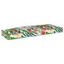 Cojín de Palet para Banco Jungla Tropical 110x40x8 cm Tela Oxford by , Cushions for chairs and sofas - Ref: Foro24-42001637, ...