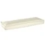 Cojín de Palet para Banco Crema 120x40x8 cm Tejido Oxford by , Cushions for chairs and sofas - Ref: Foro24-42001640, Price: 3...