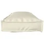 Cojín de Palet para Banco Crema 120x40x8 cm Tejido Oxford by , Cushions for chairs and sofas - Ref: Foro24-42001640, Price: 3...
