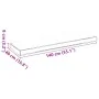 Cojín de Pallet para Banco Crema 140x40x8 cm Tela Oxford | Foro24.es | Tu tienda online para hogar, jardín y más Foro24.es