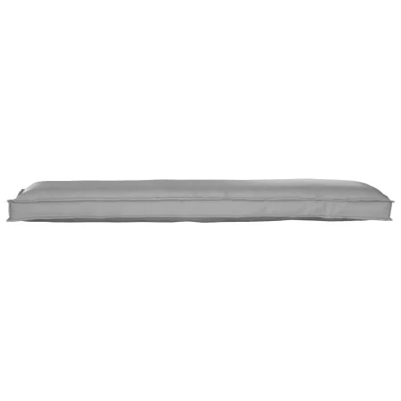 Cojín Exterior Gris Poliéster 150 cm x 40 cm x 7 cm Cojín by , Cushions for chairs and sofas - Ref: Foro24-42001659, Price: 4...