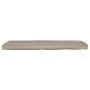 Cojín para Exterior Taupe 100% poliéster 150 cm x 40 cm Cojín de , Cojines para sillas y sofás - Ref: Foro24-42001663, Precio...