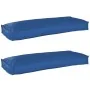 Cojines de palet para banco 2 pcs azul real 100x40x8 cm | Foro24.es | Tu tienda online para hogar, jardín y más Foro24.es