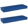 Cojines de Palet para Banco 2 pcs Azul Real 120x40x8 cm Tela Oxford | Foro24.es | Tu tienda online para hogar, jardín y más Foro24.es