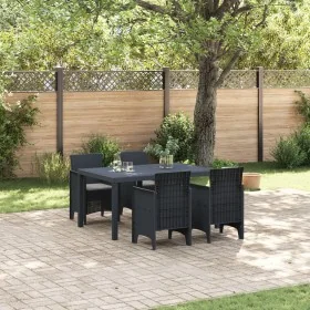 Juego de Comedor de Jardín de 5 Piezas con