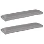 Cojín de exteriores Gris Poliéster Grande Materiales impermeables | Foro24.es | Tu tienda online para hogar, jardín y más Foro24.es