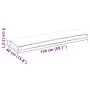 Cojines de Palet Set de 2 Negro Tela 150 x 40 x 8 cm | Foro24.es | Tu tienda online para hogar, jardín y más Foro24.es