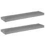 Cojín de Exterior Conjunto de 2 Gris Poliéster Grande Cojín | Foro24.es | Tu tienda online para hogar, jardín y más Foro24.es