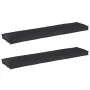 Cojín de Exterior Set de 2 Negro Poliéster 40 x 180 cm Cojines von , Kissen für Stühle und Sofas - Ref: Foro24-42001722, Prei...