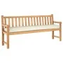 Cojines de Palet para Banco 2 pcs Crema 200x40x8 cm Tela Oxford | Foro24.es | Tu tienda online para hogar, jardín y más Foro24.es