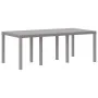 Conjunto de Comedor de Jardín de 7 Piezas con Cojines Gris Claro de Rattan de Poliéster | Foro24.es | Tu tienda online para hogar, jardín y más Foro24.es