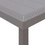 Conjunto de Comedor de Jardín de 7 Piezas con Cojines Gris Claro de Rattan de Poliéster | Foro24.es | Tu tienda online para hogar, jardín y más Foro24.es